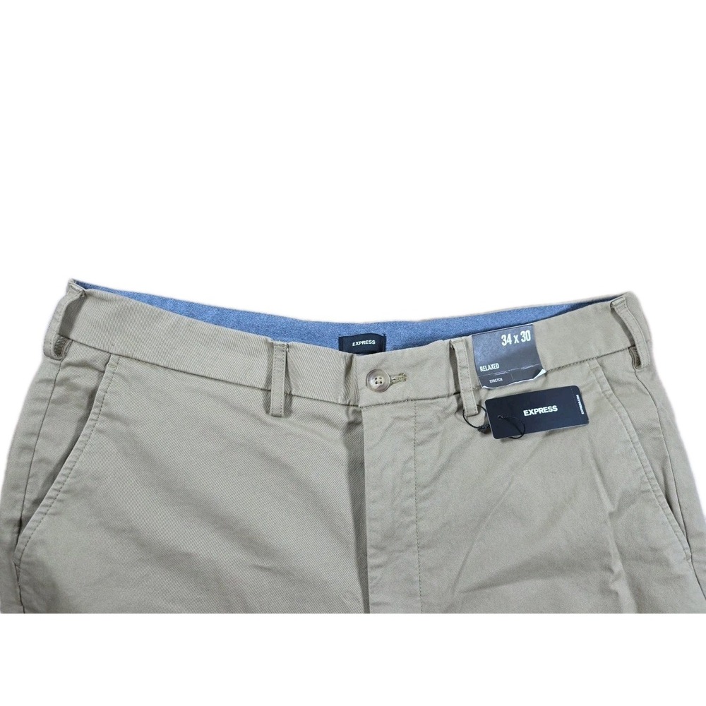 Express Men’s Khaki Chino Pants - Light Tan